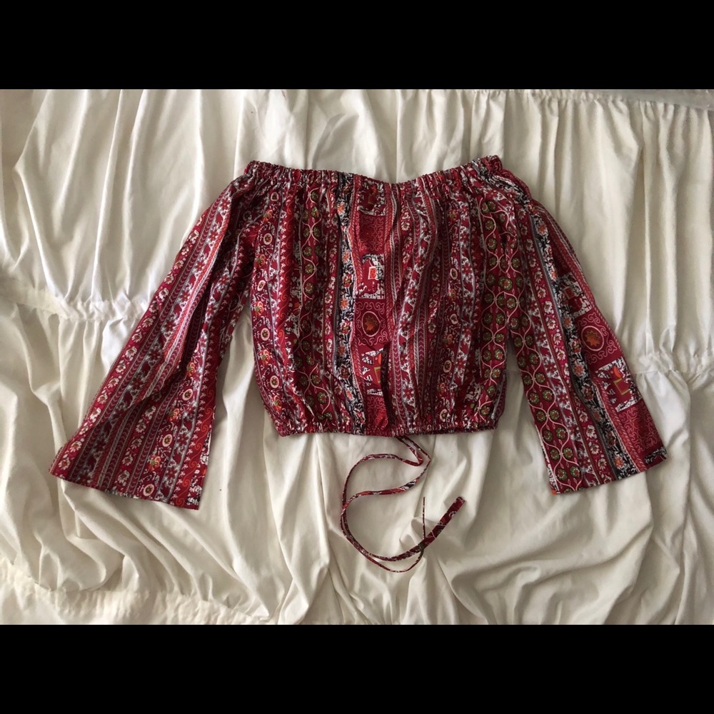 Off the shoulder blouse
